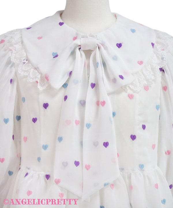 Candy Petit Heart High Waist Blouse by Angelic Pretty