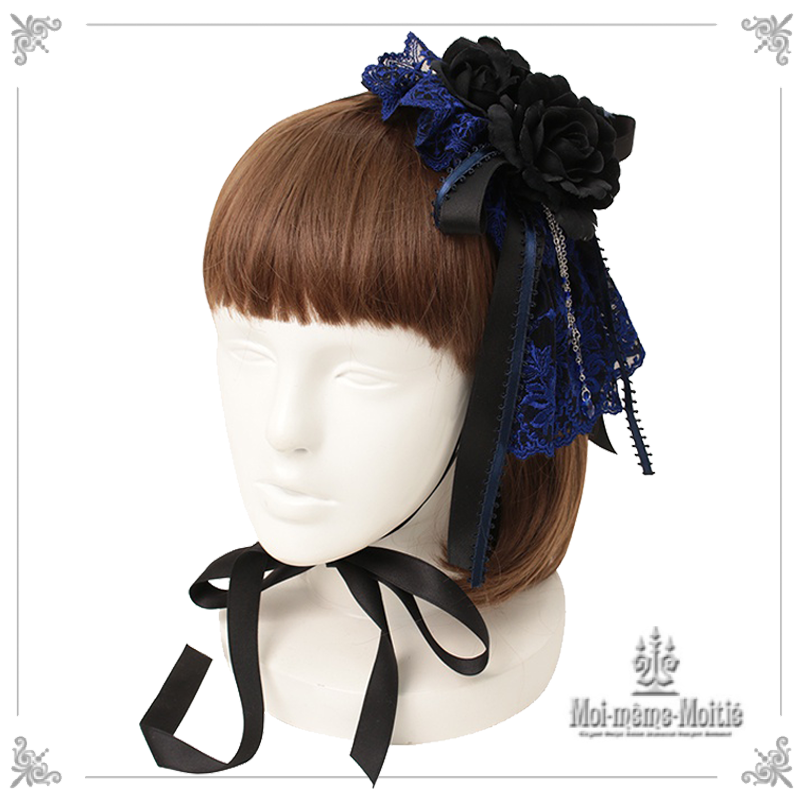 モワティエ　ローズクロスチャームのヘッドドレス M+Cross Rose Headdress (2023) by Moi-même-Moitié
