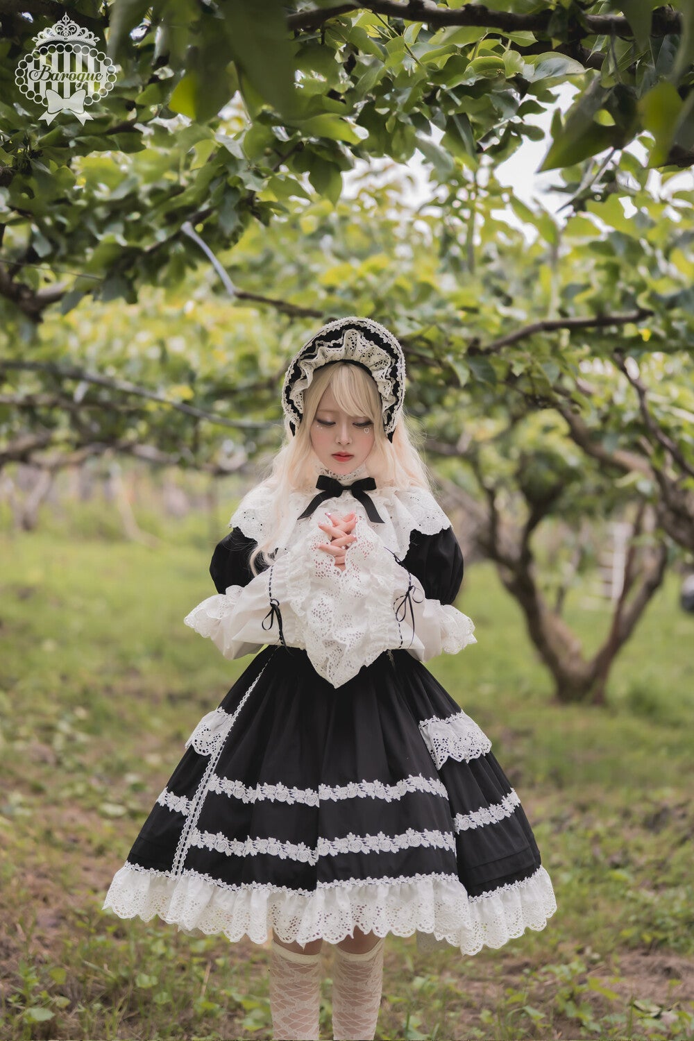 Baroque ~ Rose Bouquet Full Shirring OP by Indie Brand