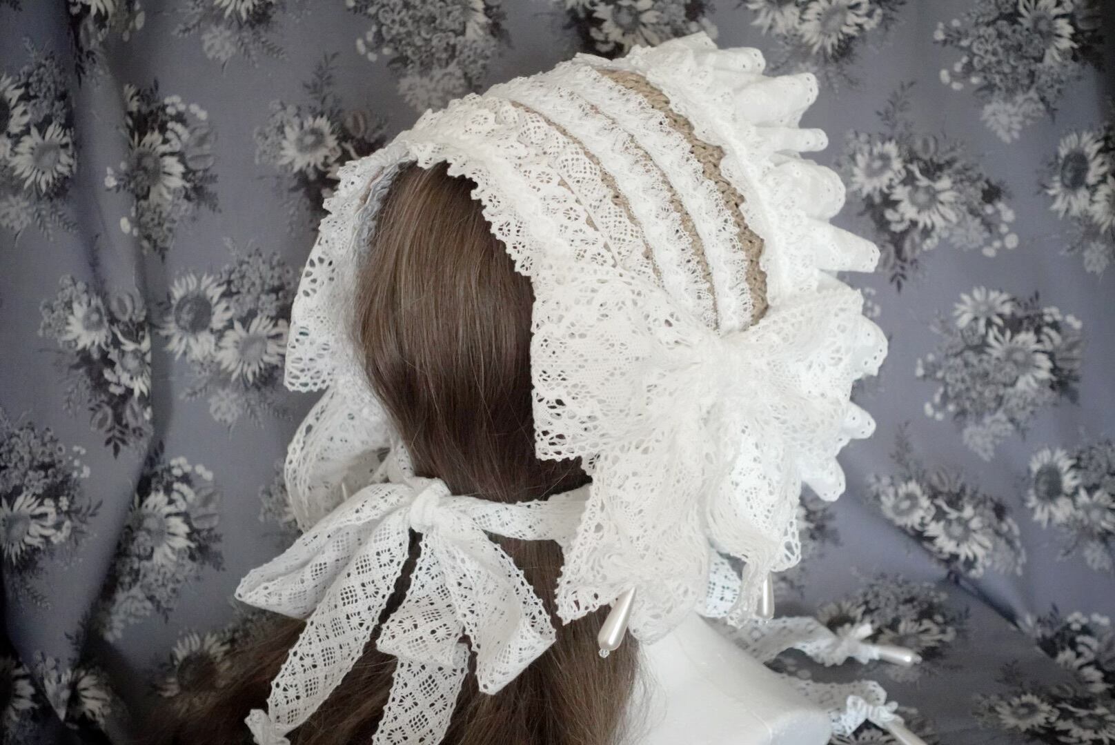Luxmira ハーフボンネット風ヘッドドレスVif Luxmira ~ Vif Half Bonnet Style Headdress by Indie Brand