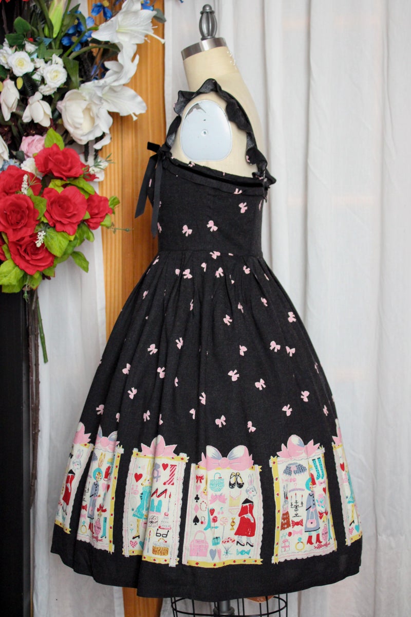 Ribbon and Rabbit Print JSK by Emily Temple Cute