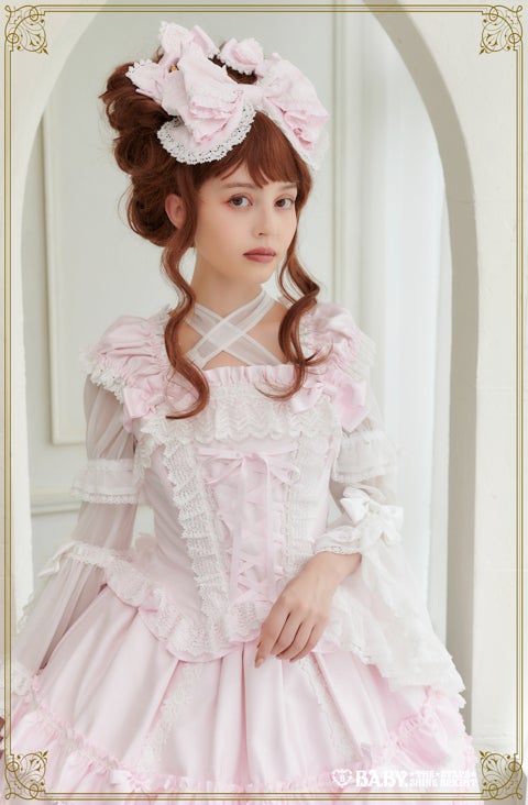BABY THE STARS SHINE BRIGHT ハイウエスト コルセット Rose Princess Lace Up Corset by Baby, the Stars Shine Bright