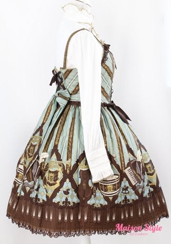 【AP】カルテットショコラ ミントJSK 【B品】 Quartet Chocolate Bustier JSK Set by Angelic Pretty