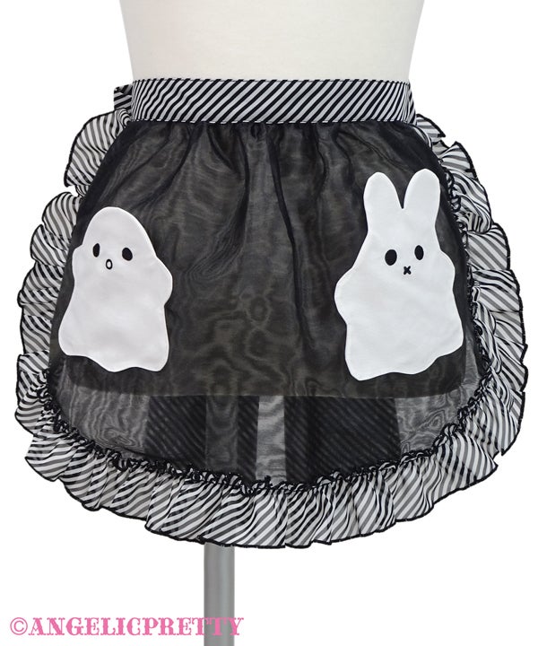 マシュマロおばけエプロン Marshmallow Ghost Apron by Angelic Pretty