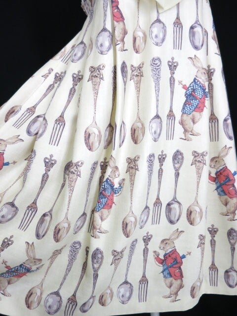 Spoon and Fork Print Sleeveless OP by Emily Temple Cute