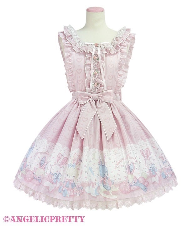 7/4まで値下げ Angelic PrettyふわふわToysエプロン風スカート Fuwa Fuwa Toys Apron Style Skirt by Angelic Pretty