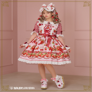 Love’s Strawberry Afternoon Tea JSK オフシロ Love's Strawberry Afternoon Tea JSK オフシロ Love's Strawberry
