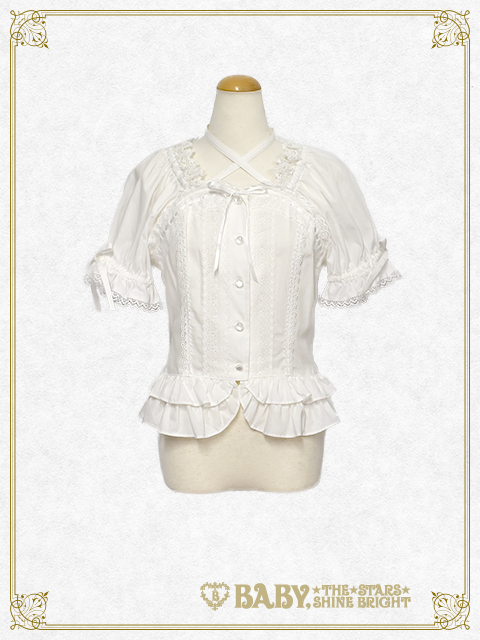 Princess Sleeve Back Shirring Blouse (2021) by Baby, the Stars
