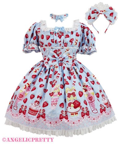 Lyrical Bunny Parlor OP Set by Angelic Pretty