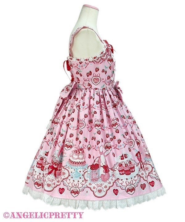 ワンピース Angelic Pretty strawberry cake party JSK Strawberry Cake Party Scallop JSK by Angelic Pretty