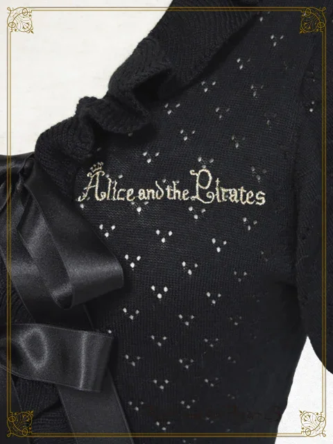 Alice and the Pirates ボレロ ブラック Half Sleeve Bolero by Alice and the Pirates