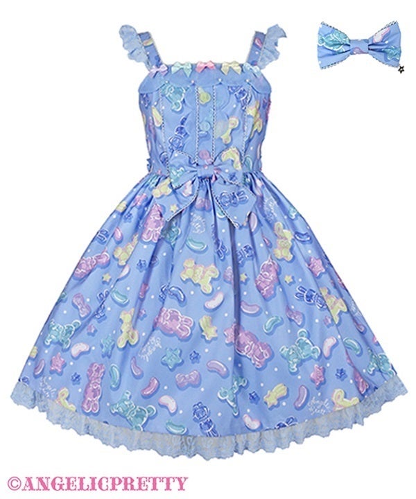 ゆ*る様 Angelic Pretty JellyCandyToys JSK Jelly Candy Toys JSK Set (2023) by Angelic Pretty