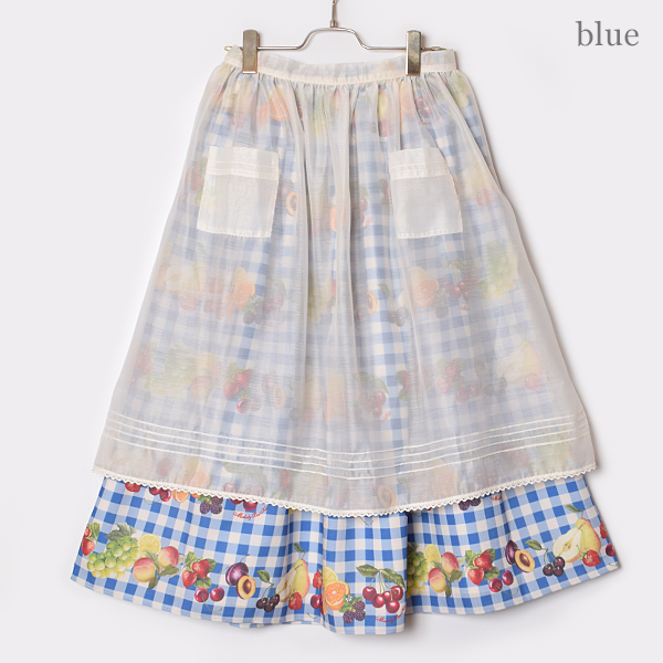 Fruits BasKet Skirt with Apron by Melody BasKet