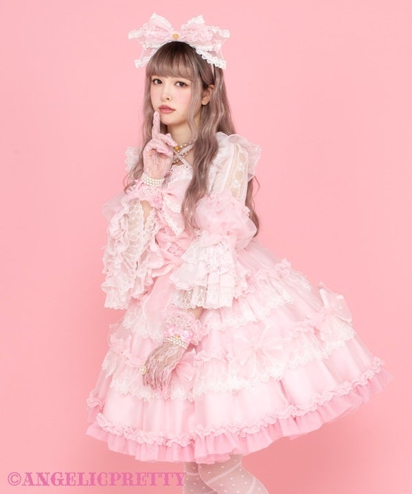 Fluffy Ribbon Doll JSK by Angelic Pretty