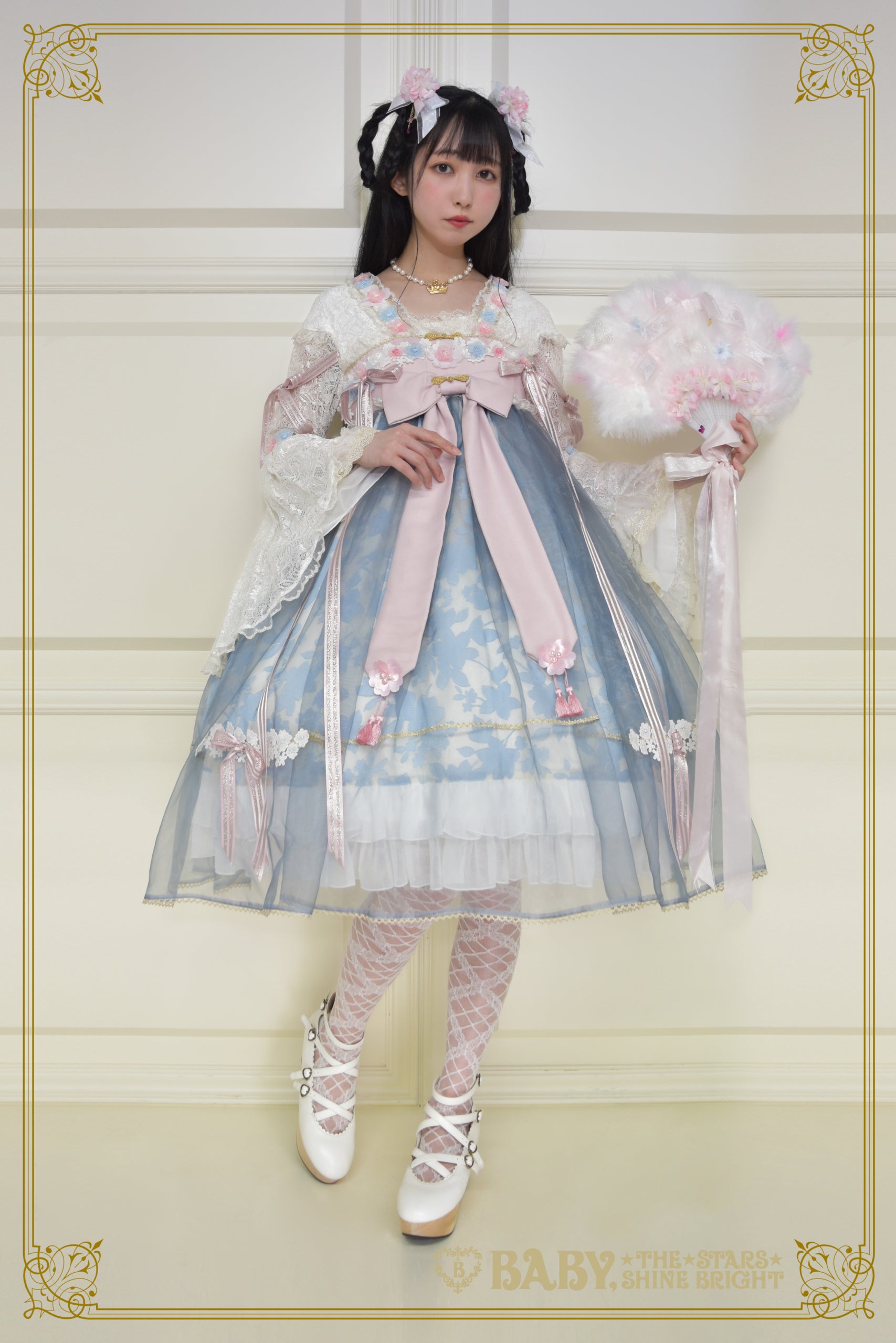 SA-KU-RA Celestial Maiden OP & Ribbon Comb Set (2022 Laforet