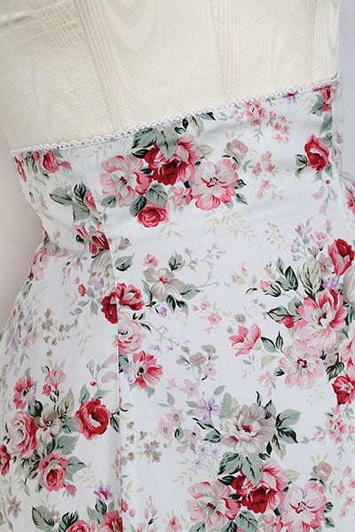 Rococo Bouquet Bustle Long Skirt (2018) by Victorian Maiden
