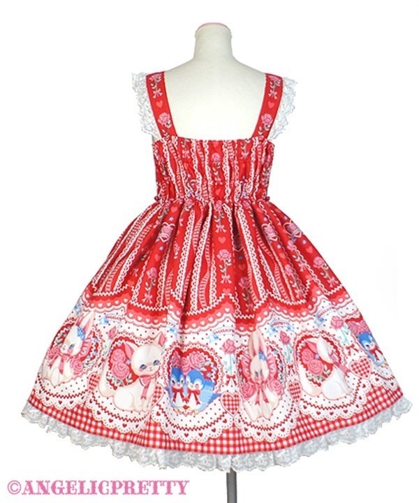 Be My Valentineネックレス　中古　赤　Angelic Pretty Be My Valentine JSK (2024 2nd release) by Angelic Pretty