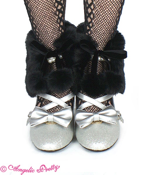 Girly Fur Ankle Covers by Angelic Pretty
