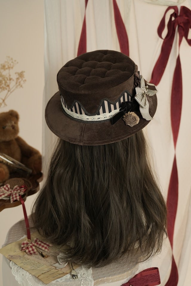Hoshibako Works ~ Patissier's Holiday Hat & Clip Set by Chinese