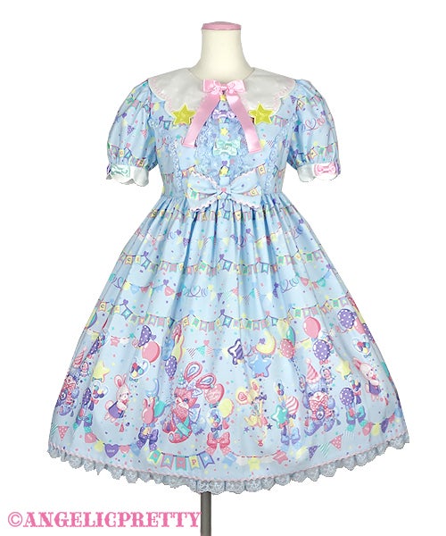Angelic Pretty Happy Garland ワンピース クロ Happy Garland OP by Angelic Pretty