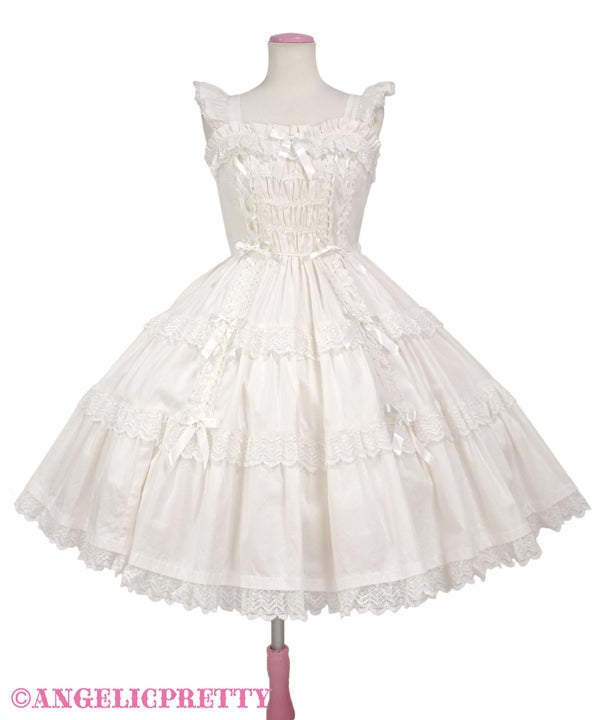 Romantic Tiered JSK (2022 2nd Release) by Angelic Pretty