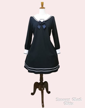 Innocent World White ~ Sailor Collar A Line OP by Innocent World