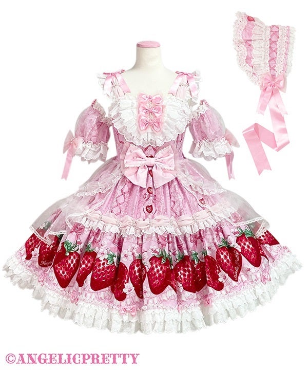 Decoration Strawberry JSK Set by Angelic Pretty