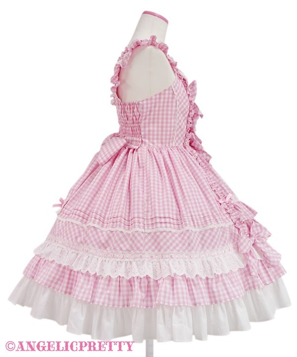 Sweet Frill JSK (Gingham) by Angelic Pretty