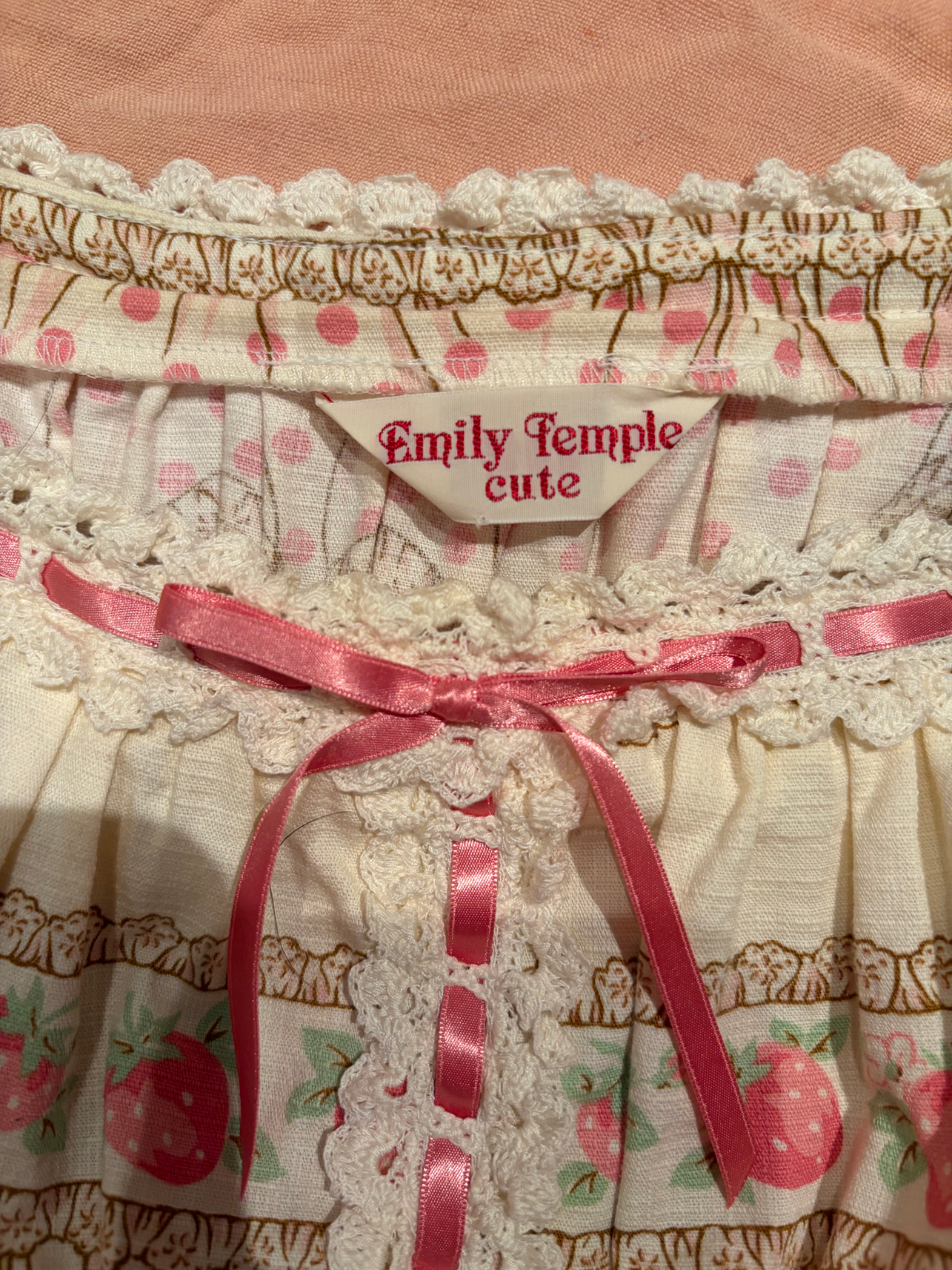 Strawberry Print OP by Emily Temple Cute