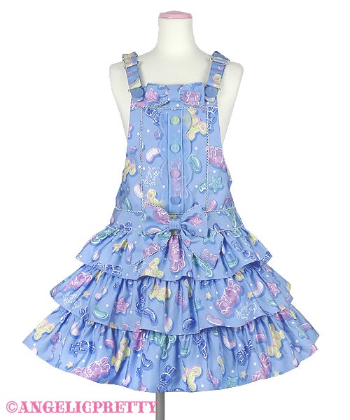 Angelic Pretty Jelly Candy Toys サロペット Jelly Candy Toys Salopette by Angelic Pretty