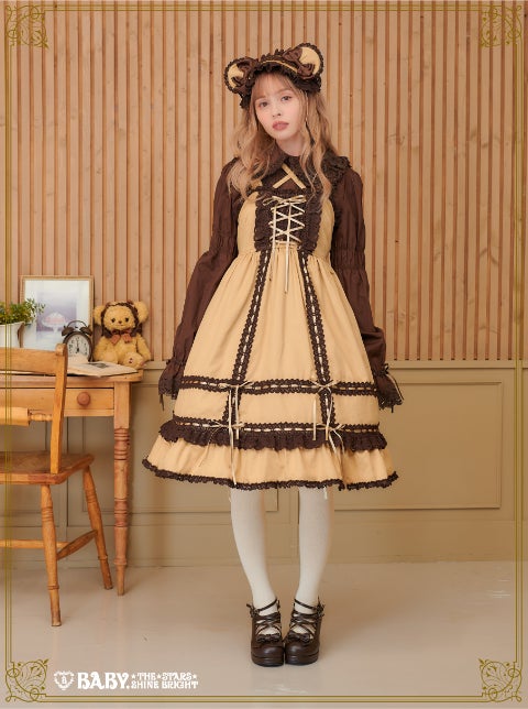 Babydoll JSK & Kuma Kumya Headdress Set (2025) by Baby, the Stars