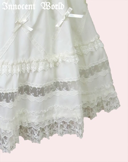 Cross Lace Petti Skirt by Innocent World