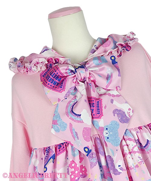 Girly Sticker Cutsew OP by Angelic Pretty