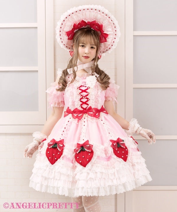 MTO] Strawberry Cake JSK Set by Angelic Pretty