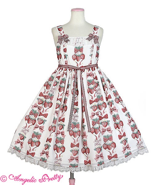 アンジェリックプリティ　JSK Strawberry Doll JSK by Angelic Pretty