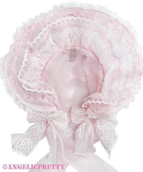 Frill See-Through Bonnet by Angelic Pretty