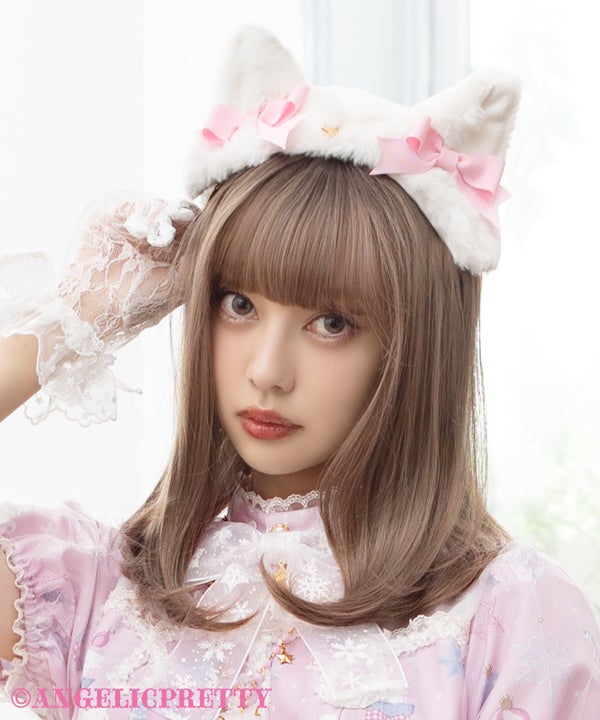 Milk Cat Headdress by Angelic Pretty