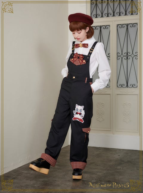Fluffy Chris Patch Salopette Pants by Alice and the Pirates