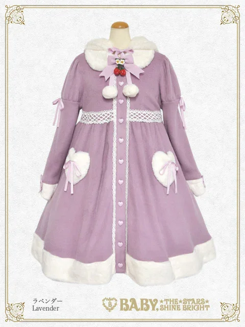 Swinging Strawberry Bunny Ear Coat OP by Baby, the Stars Shine Bright