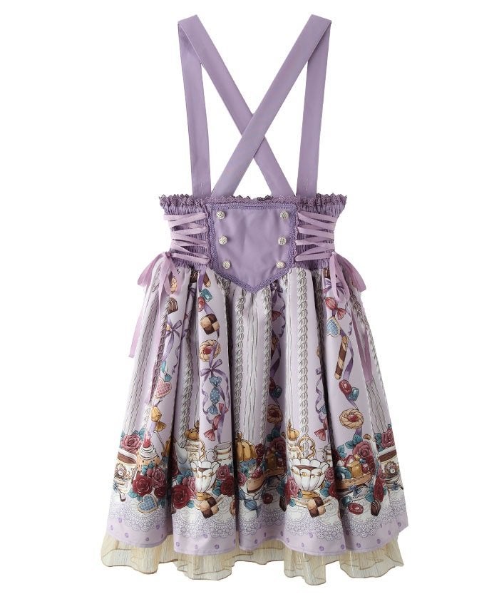 Kawaii - Sugary Suspender Skirt by Axes Femme