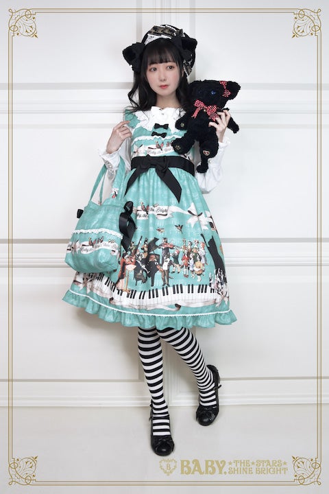 RT-6231808264　BABY Meow Meow Symphony Meow Meow Symphony Babydoll JSK by Baby, the Stars Shine Bright