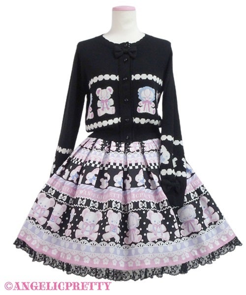 Fancy Border Knit Cardigan by Angelic Pretty