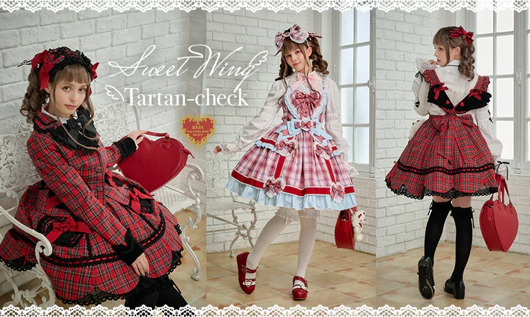 Sweet Wing Tartan Check Skirt by Baby, the Stars Shine Bright