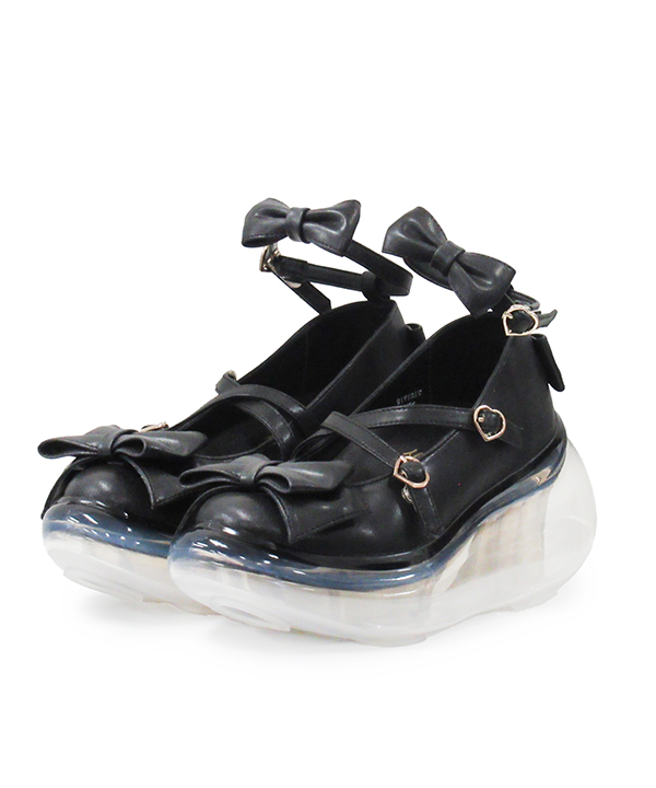JennyFax × Angelic Pretty Tea Party Moon Shoes by Angelic Pretty