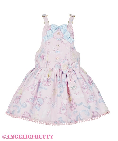 angelic pretty Moco moco Bunnysオーバーニー Moco moco Bunnys Salopette by Angelic Pretty