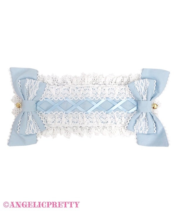 Lace-up Ribbon Doll Headdress by Angelic Pretty Lace-up Ribbon Doll Headdress by Angelic Pretty