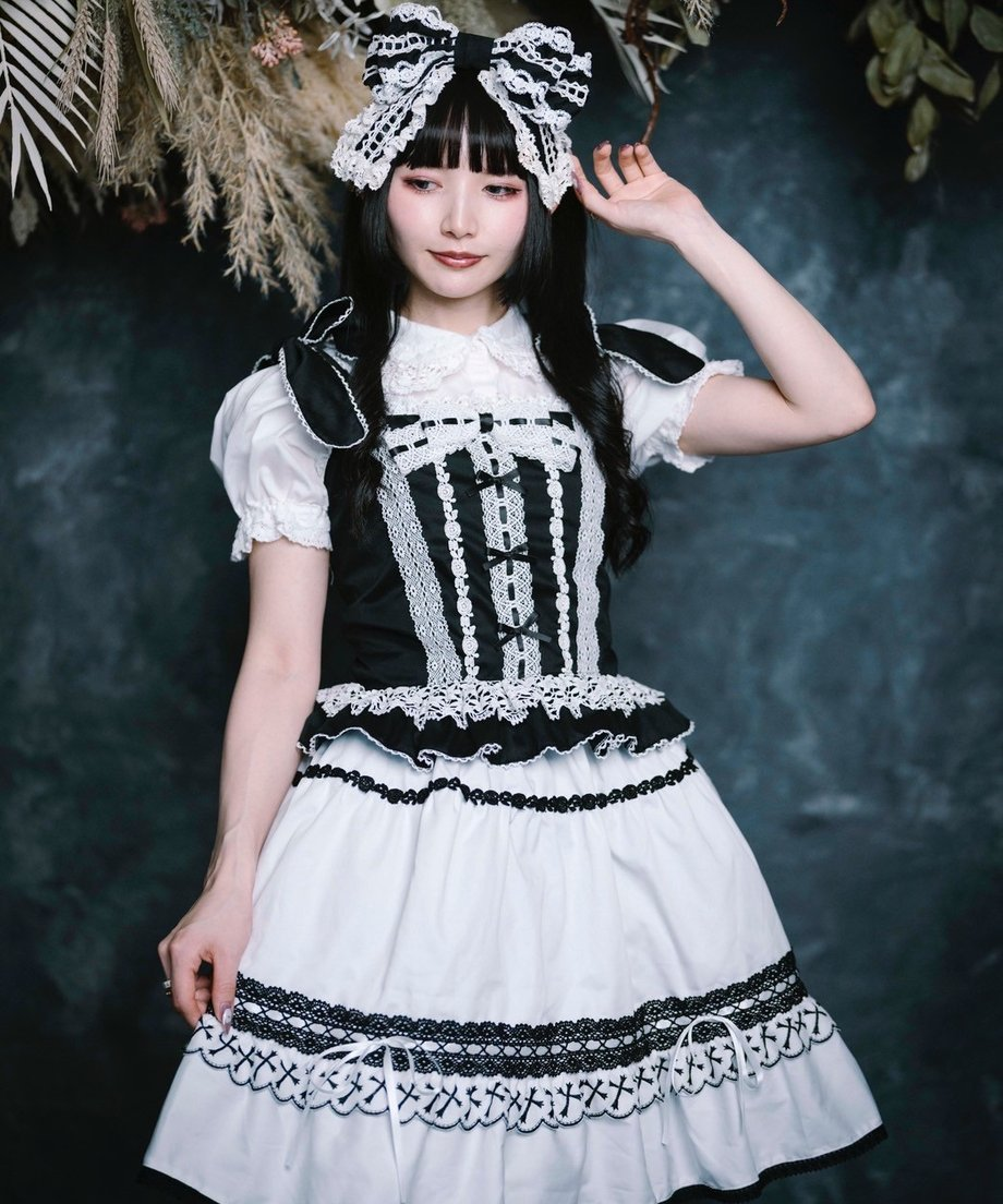 Moonrise Theater ~ Cross Lace Skirt by Indie Brand