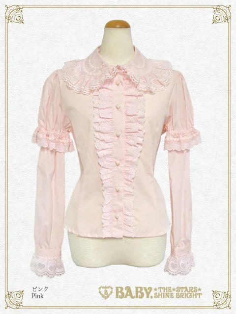 ハートハートブラウス　BABY, THE STARS SHINE BRIGH Heart Heart Blouse (2024) by Baby, the Stars Shine Bright