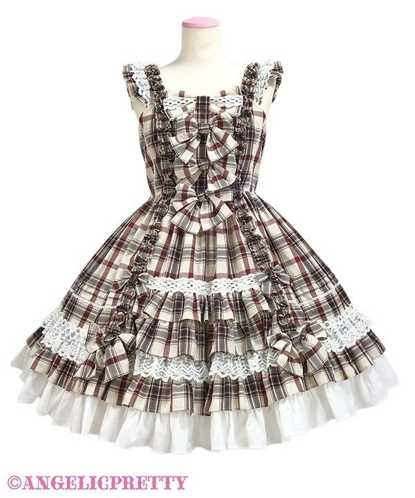 Sweet Frill JSK (Tartan) by Angelic Pretty