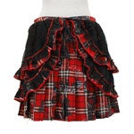 h.Jelly ~ Lace Frill Apron Pleated Mini Skirt by h.NAOTO